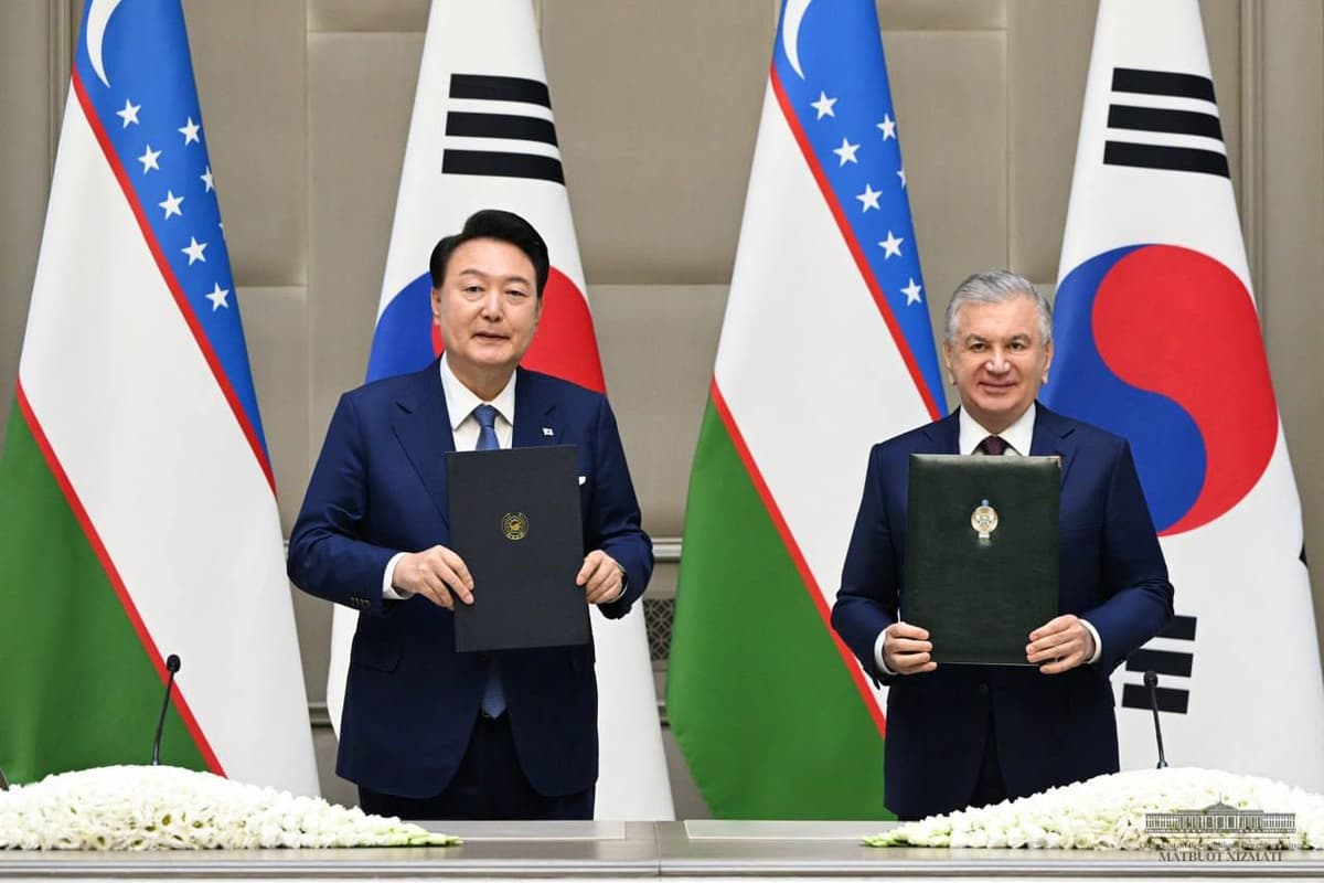 O‘zbekiston va Koreya o‘rtasida jami 17 ta hujjat imzolandi