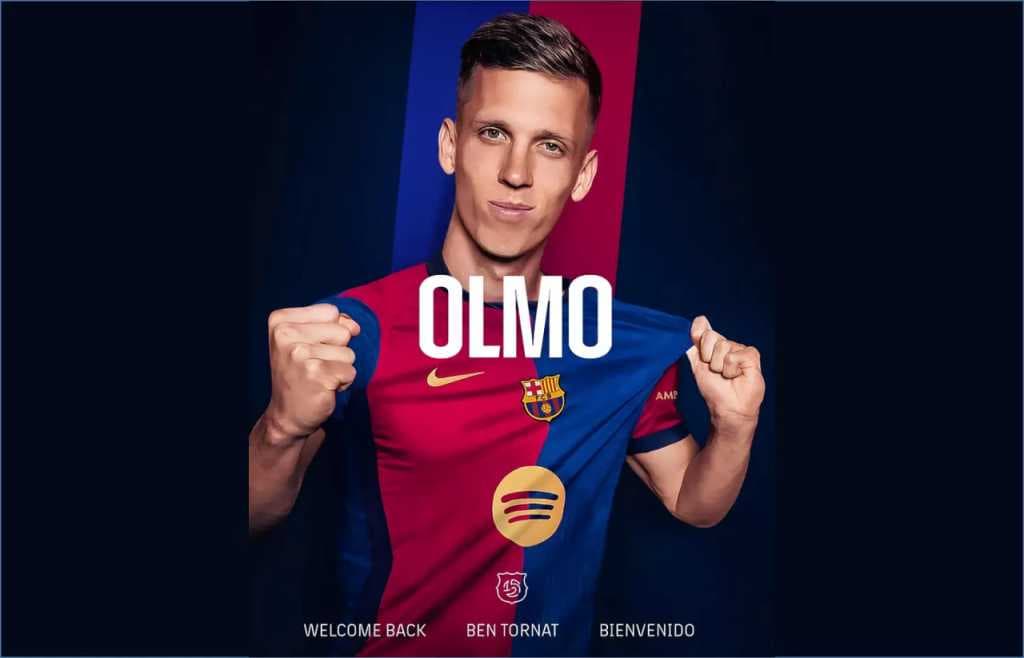 «Barselona» Dani Olmo transferini e’lon qildi