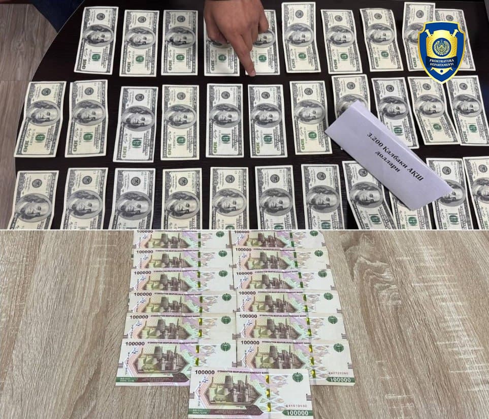 Toshkent va Sirdaryo viloyatlarida soxta dollar va so‘mlarni muomalaga kiritmoqchi bo‘lganlar ushlandi