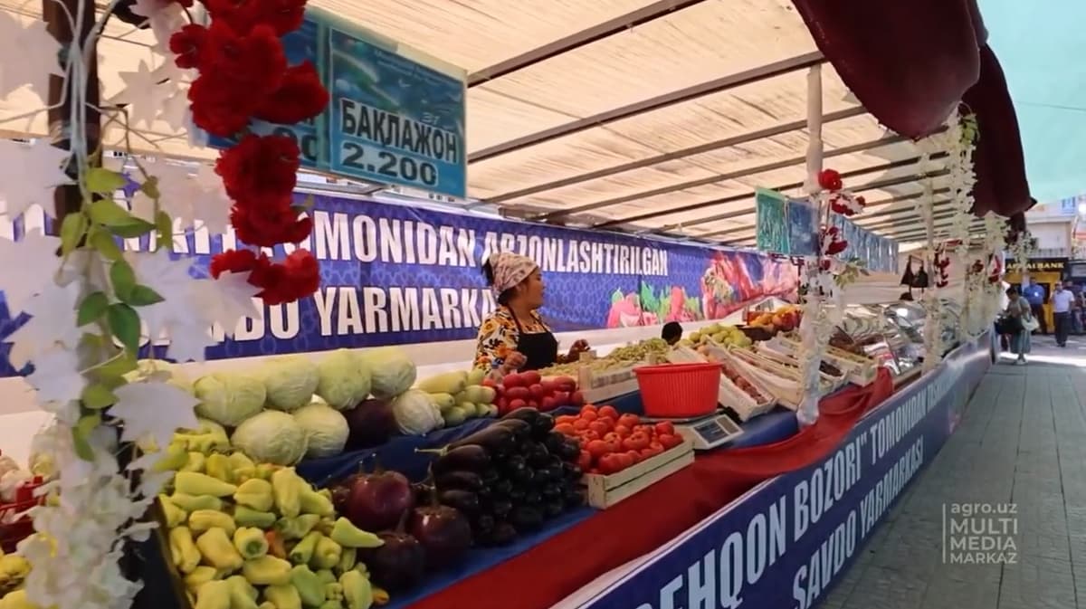 В преддверии Навруза на нескольких рынках Ташкента организованы ярмарки по доступным ценам