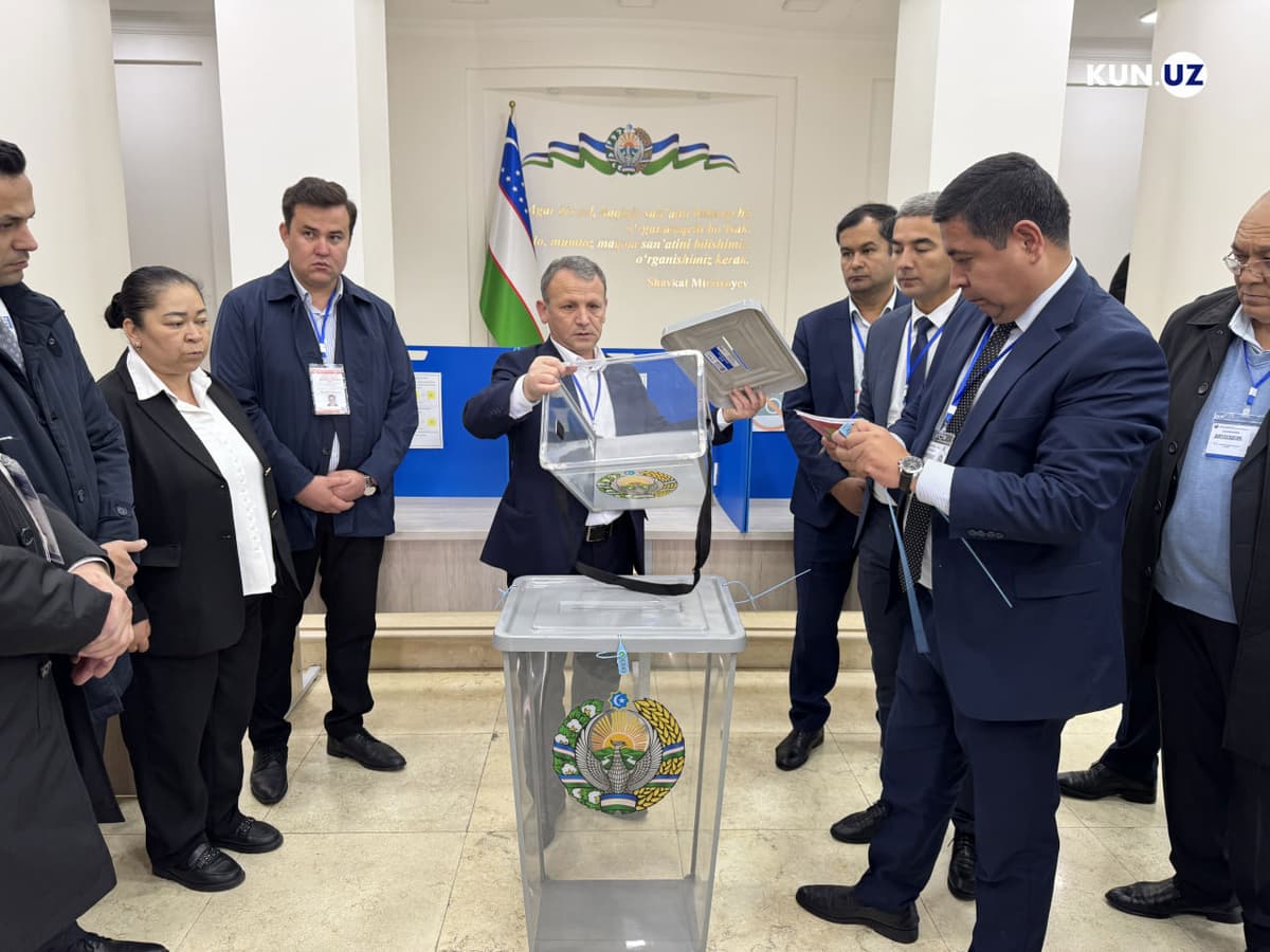 Saylovda ovoz berish jarayoni boshlandi