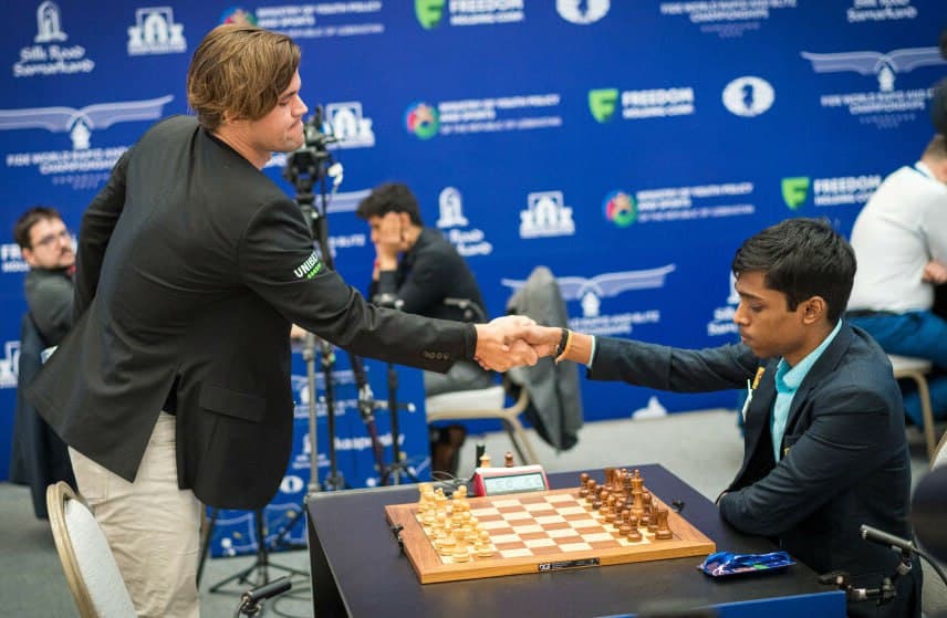 Magnus Karlsen Samarqandda rapid bo‘yicha jahon chempioni bo‘ldi 