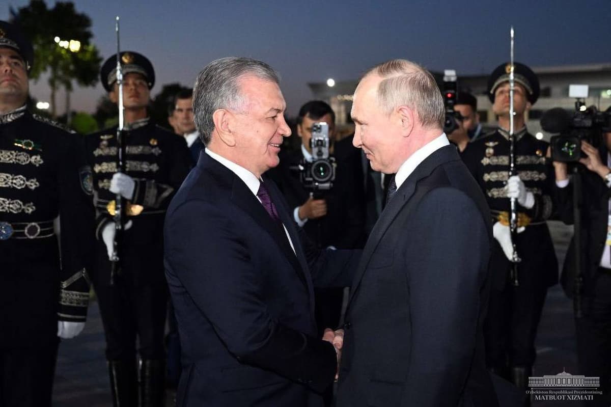 Vladimir Putin davlat tashrifi bilan O‘zbekistonga keldi