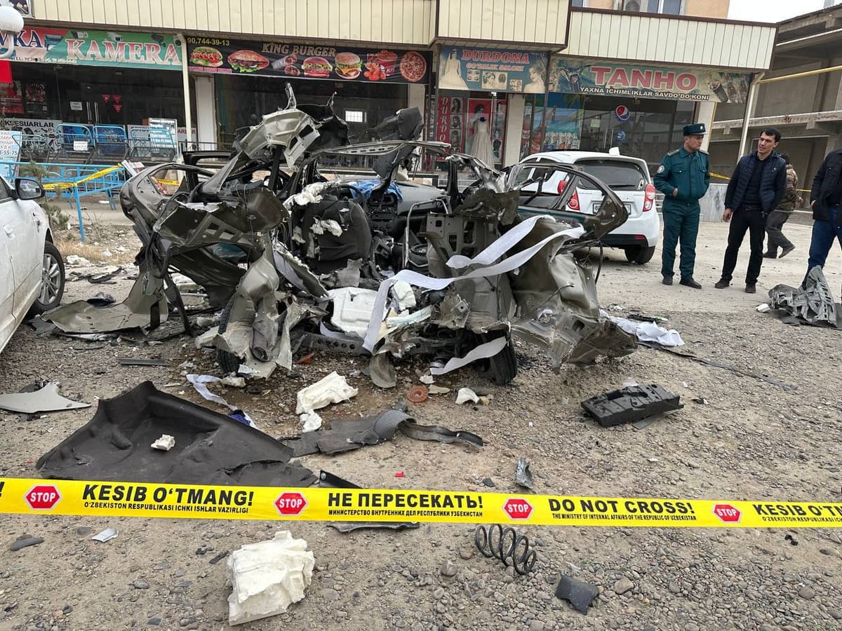 Gas cylinder of a Cobalt car exploded in Navoi; a three-year-old child died