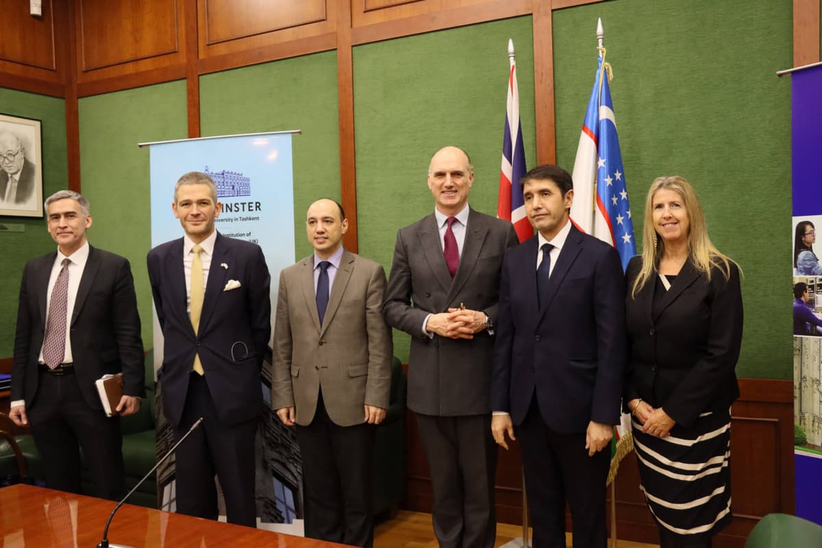 UK FCDO Minister Leo Docherty held talks with government officials in Uzbekistan to discuss strengthening cooperation