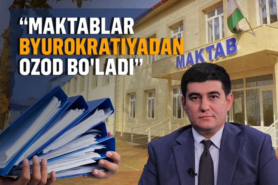 "Hokimlar ta’lim jarayoniga emas, maktablardagi sharoitga javobgar" - vazir o‘rinbosari bilan ochiq suhbat
