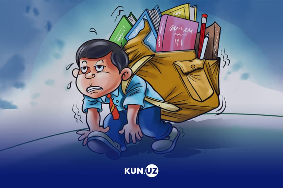 “Bolamning sumkasi o‘zidan og‘ir” – maktab o‘quvchisi sumkasi og‘irligi qancha bo‘lishi kerak?
