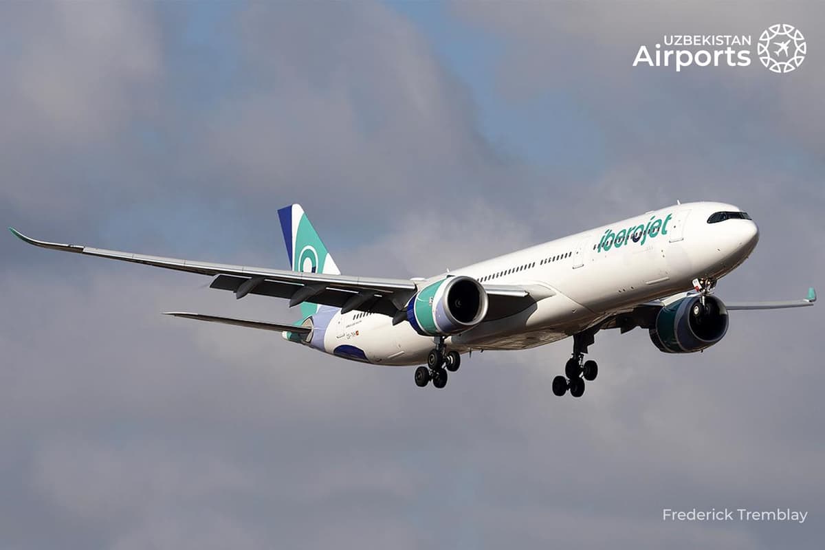 Iberojet launches charter flights from Madrid to Tashkent and Urgench