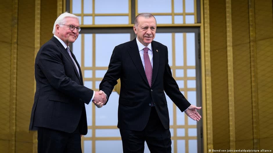 Turkiya va Germaniya prezidentlari mamlakatlar o‘rtasidagi yaqinlashuv maqsadini tasdiqladi