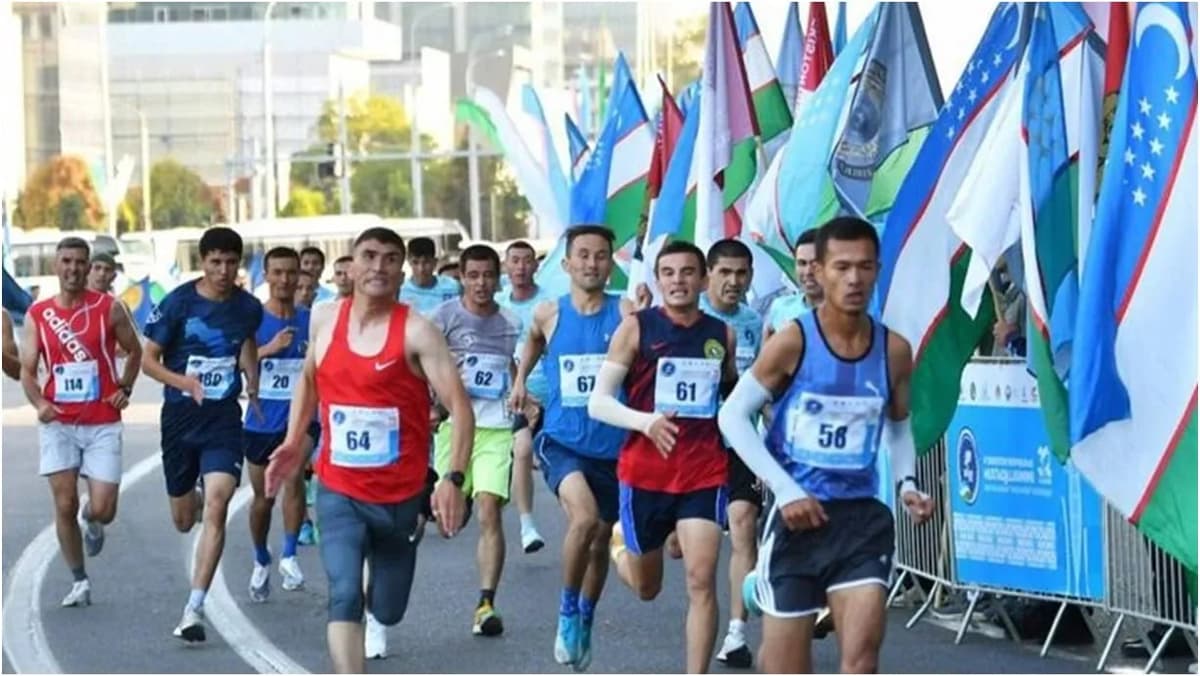 O‘zbekistonda davlat bayrog‘i qabul qilingan kun munosabati bilan yugurish musobaqalari o‘tkaziladi