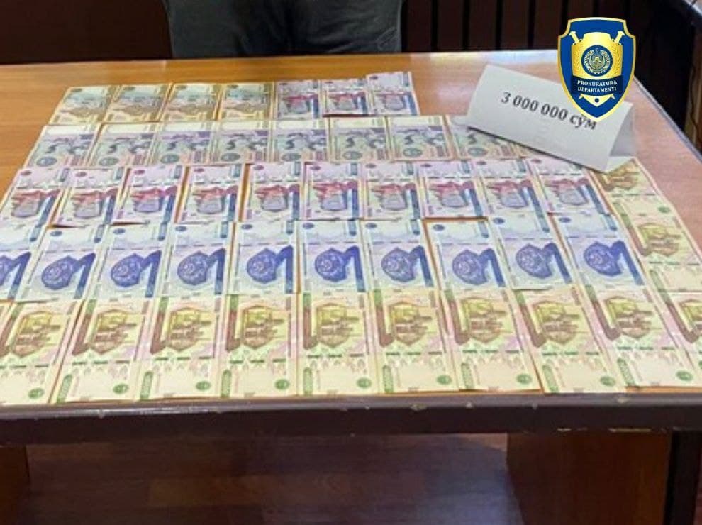 В Гулистане задержали главу электроснабжающего предприятия за взятку