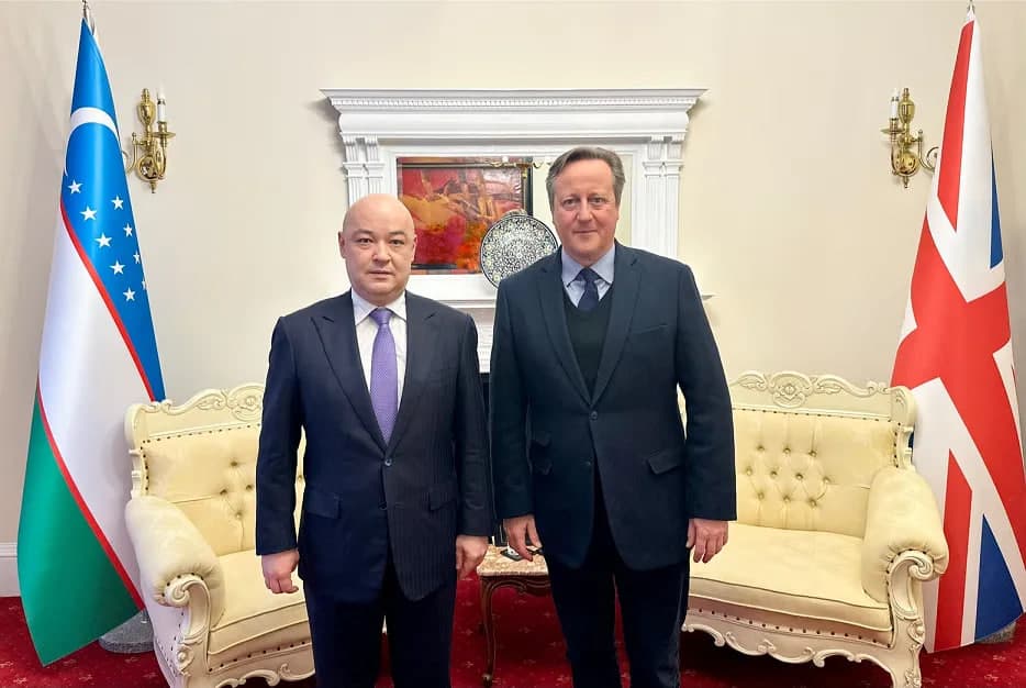 O‘zbekiston elchixonasida Britaniya sobiq bosh vaziri bilan uchrashuv bo‘lib o‘tdi
