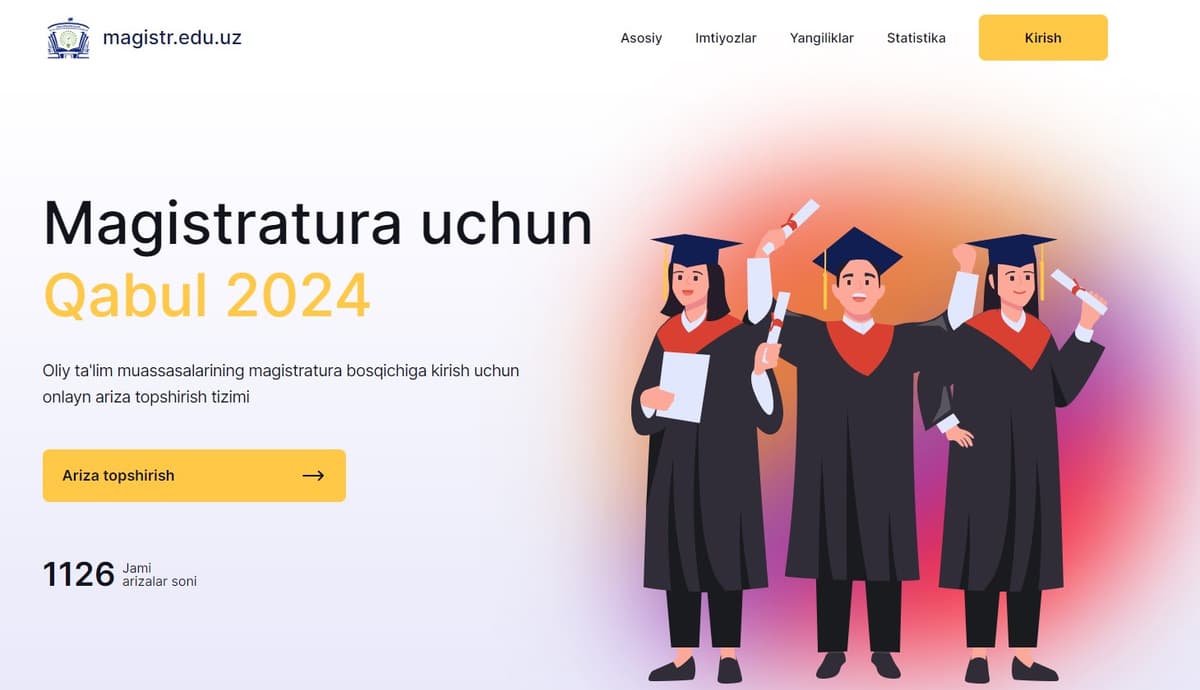 Master's program admissions for new academic year kick off in Uzbekistan