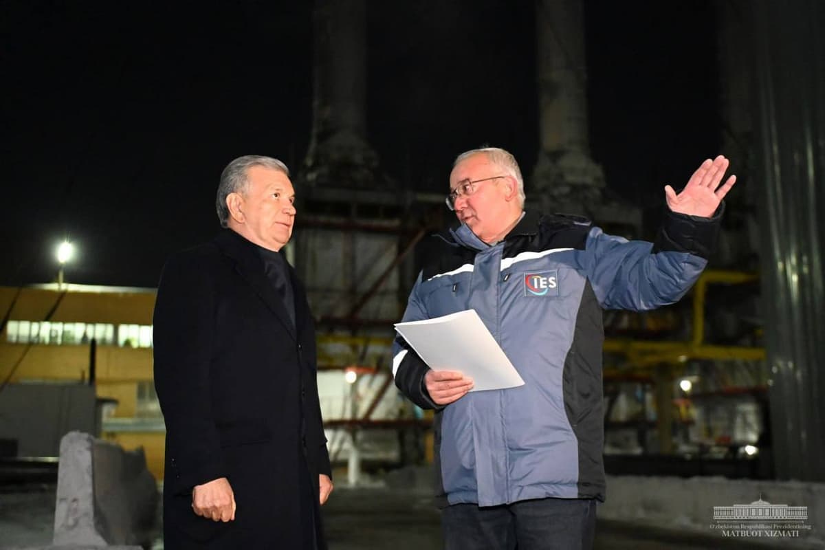 Shavkat Mirziyoyev qisqa muddatli ta’tildan qaytdi va Uchtepa tumanidagi issiqlik markazini ko‘zdan kechirdi
