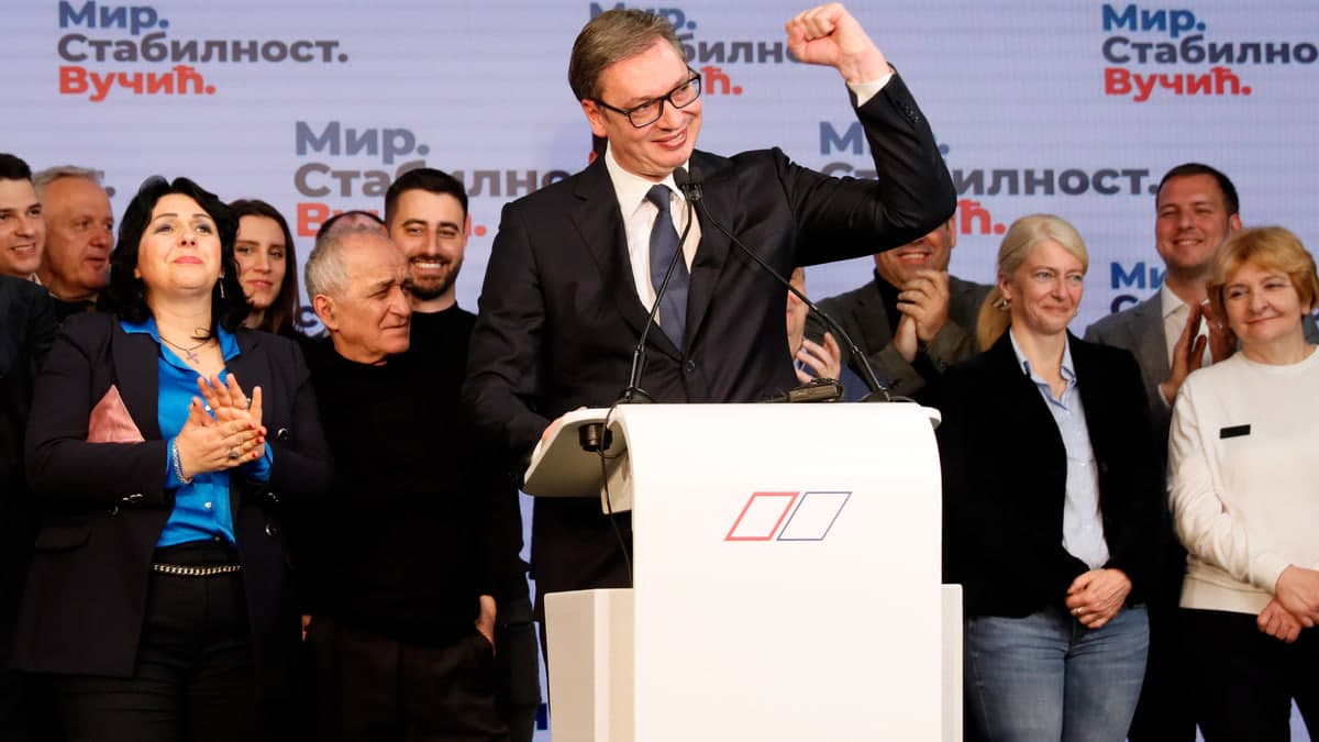 Vuchich Serbiyadagi saylovlarda o‘z bloki g‘alaba qozonganini e’lon qildi