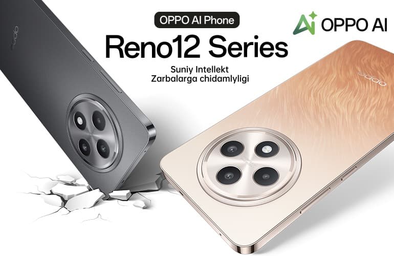 OPPO Reno12 F - sun’iy intellekt olamiga qadam qo‘ying