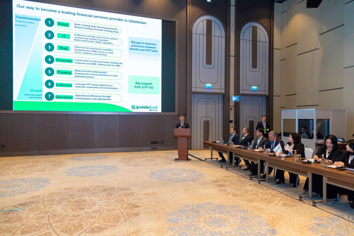 Ipotekabank OTP Group rahbariyati, filial rahbarlari, departament direktorlari va OTP bank rahbariyati ishtirokidagi birinchi RETAIL SUMMIT bo‘lib o‘tdi