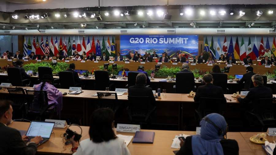 Риодаги G20 саммитида очарчиликка қарши иттифоқ тузилади
