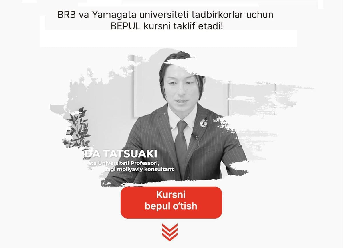 Тадбиркорлар  учун  ўқув курси: ҳаммаси бепул!