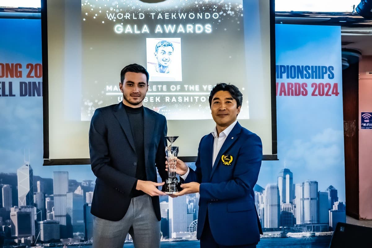 Ulugbek Rashitov named best male taekwondo athlete of 2024