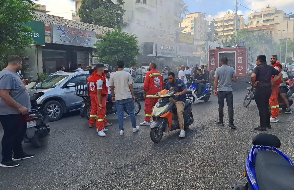 Новая серия взрывов прогремела в Ливане