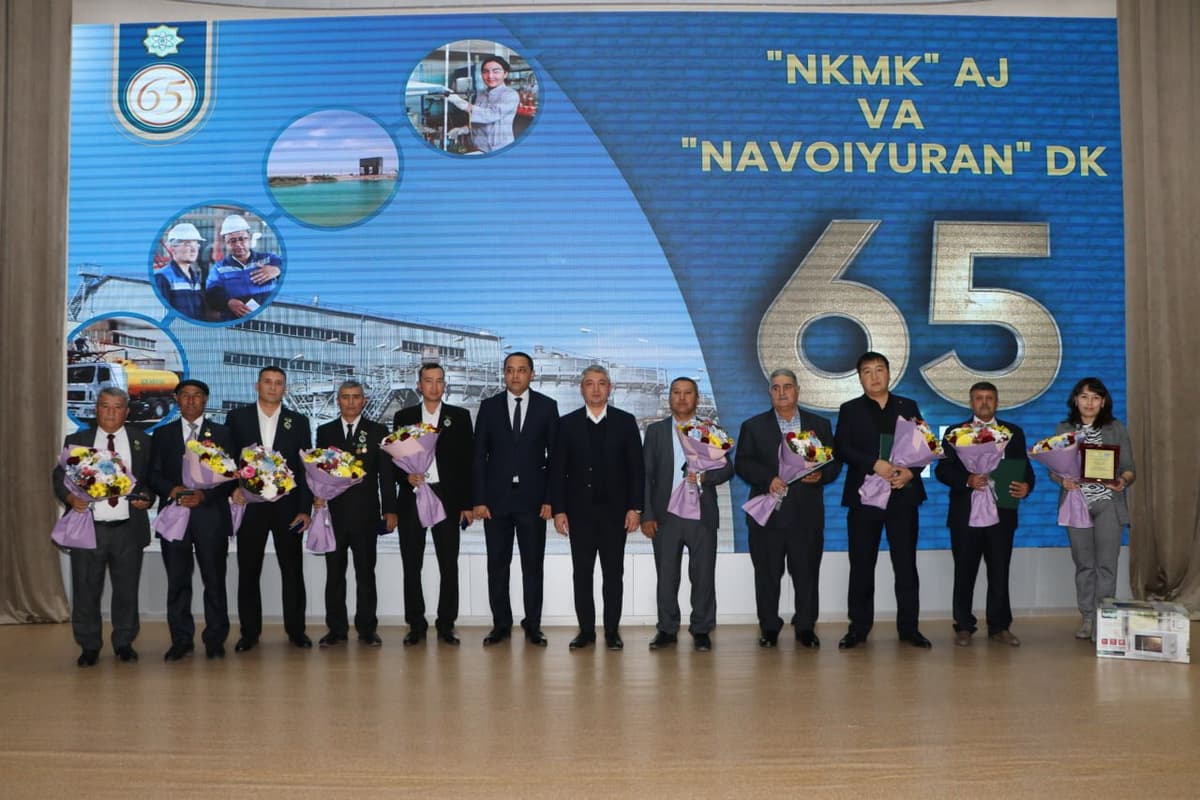 «Navoiyuran» va «Navoiy kon-metallurgiya kombinati» 65 yoshga to‘ldi