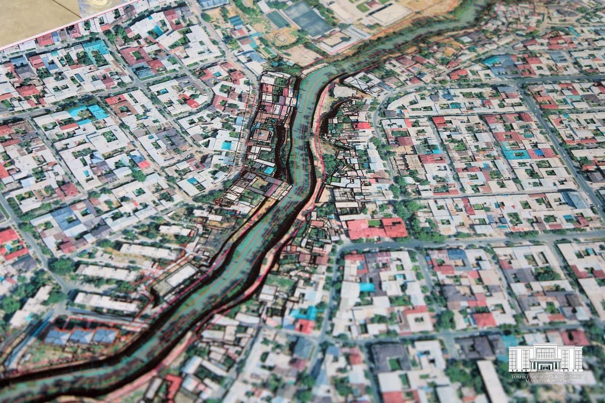 Sidewalks may appear on bank of Burijar canal in Tashkent
