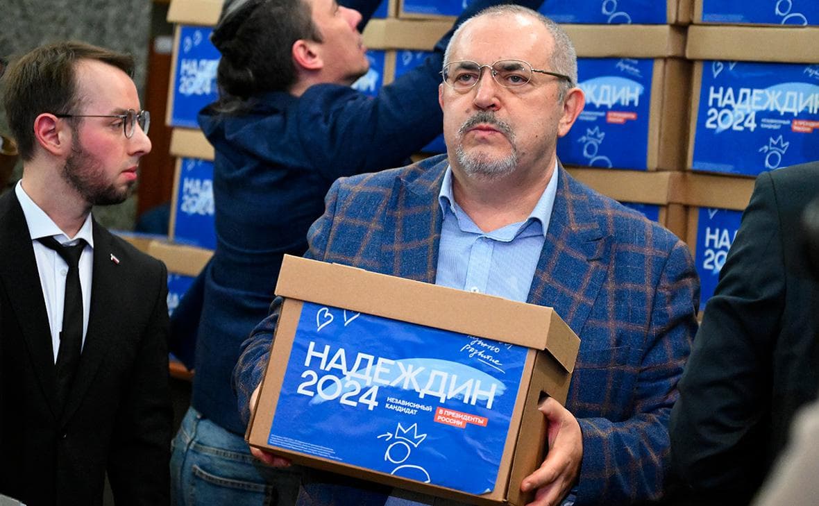 Rossiya prezidentligiga nomzod Boris Nadejdin to‘plagan imzolarning 15 foizi nuqsonli deb topildi 