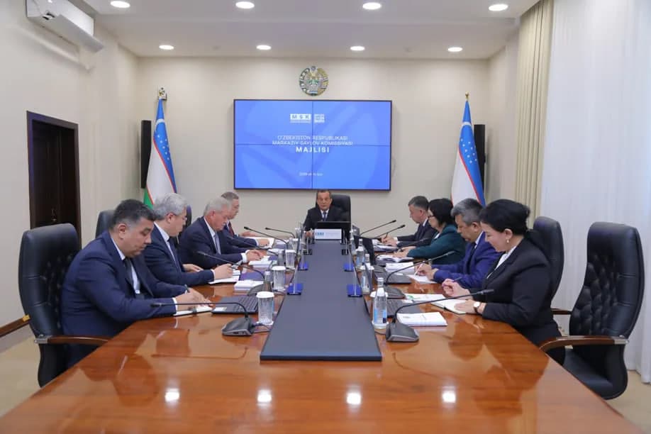 CEC logs representatives of political parties in Uzbekistan