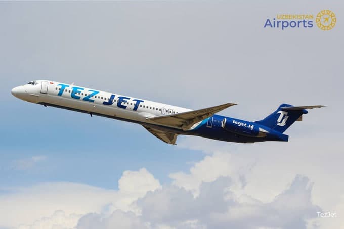 TezJet Airlines to launch flights from Bishkek to Tashkent