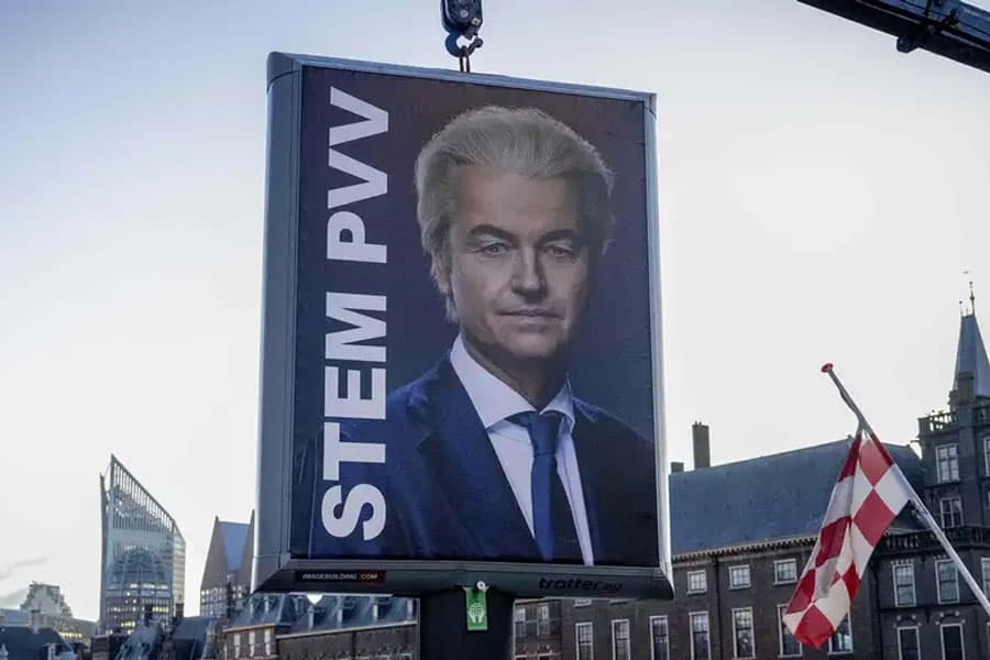 Niderlandiyada Gert Vildersning g‘alabasiga qarshi namoyishlar o‘tkazilmoqda