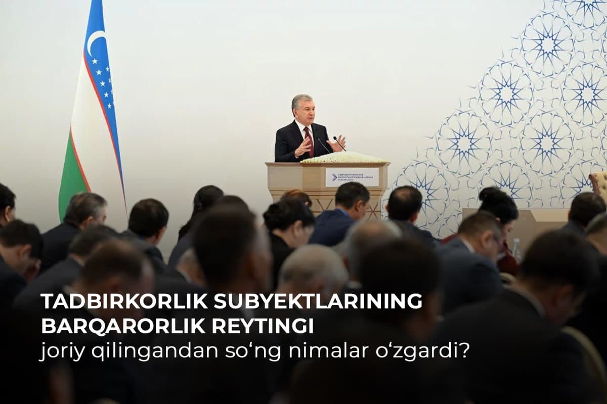 Savdo-sanoat palatasi tadbirkorlar reytingi natijalarini e’lon qildi