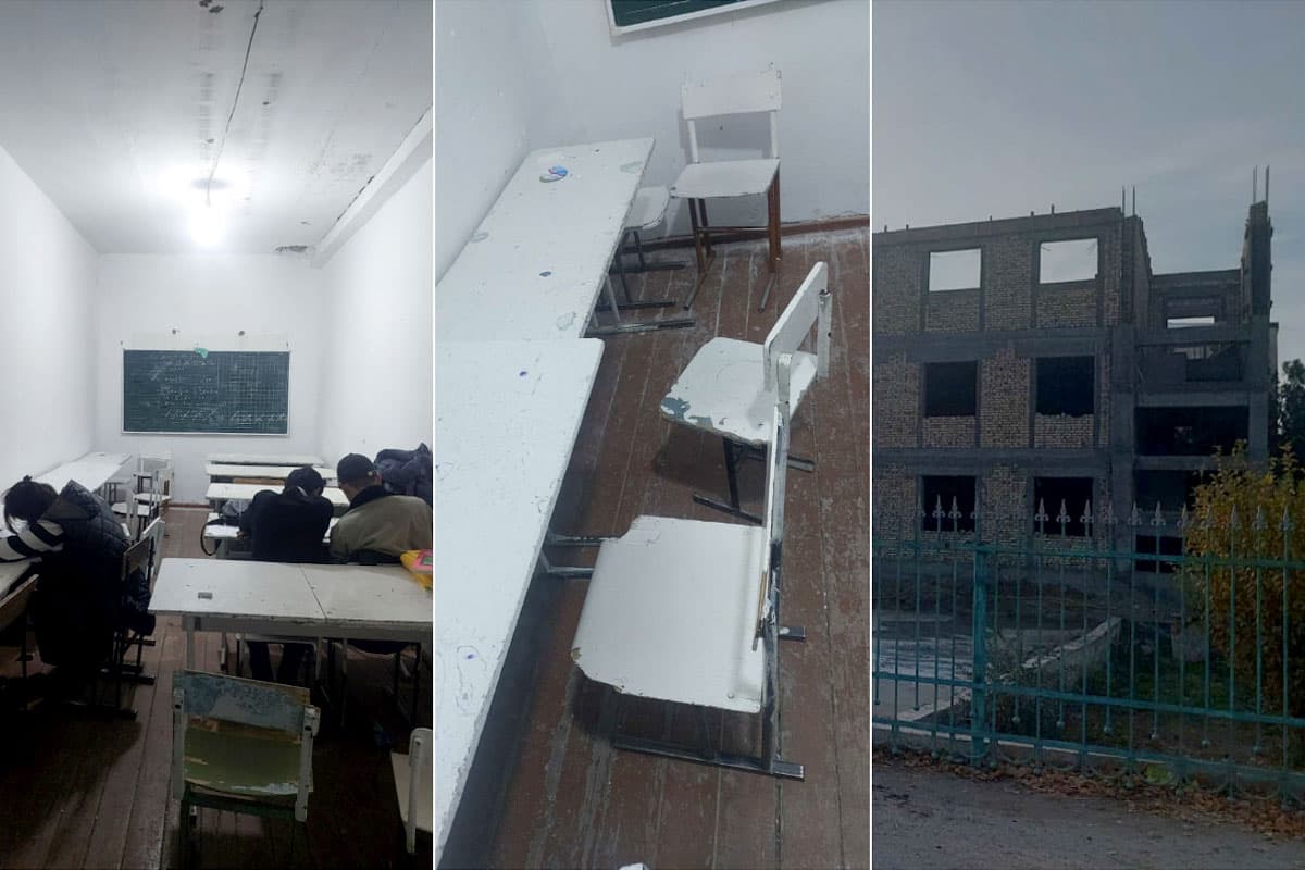 «Мы учимся в старых, холодных классах» — в Бухаре страдают учащиеся недостроенной школы-интерната