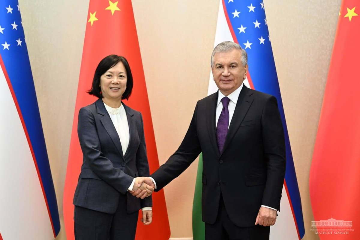 Shavkat Mirziyoyev meets with Silk Road Fund Chairwoman