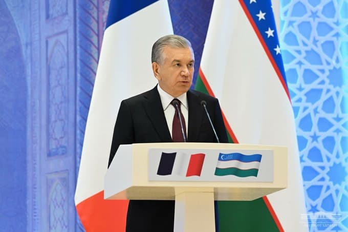 “Your activity in Uzbekistan is guaranteed by the president and the government” – Shavkat Mirziyoyev addresses to French companies
