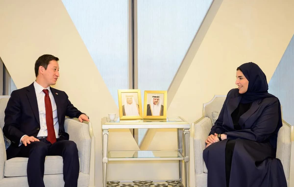 Uzbekistan’s ambassador meets with Minister of Social Development and Family of Qatar