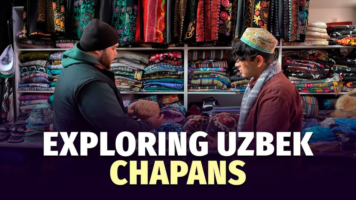 Chapan and doppi: Discovering Uzbek national wear for men