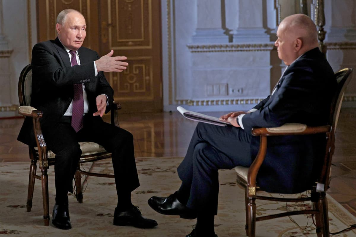 Putin Kiselevga intervyu berdi va yana bir bor Rossiya yadro urushiga tayyorligi haqida gapirdi