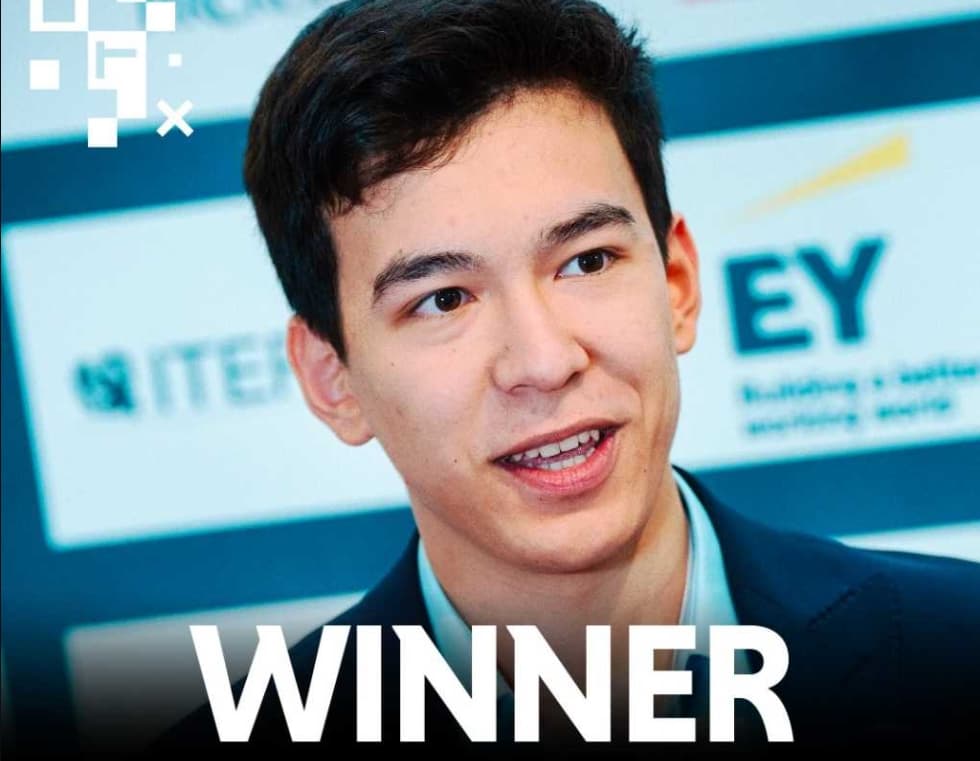 Nodirbek Abdusattorov crowned champion of Prague Masters tournament