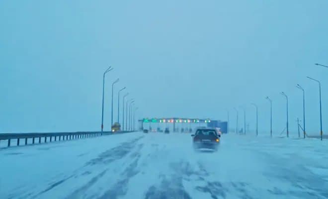 Traffic restrictions imposed on some parts of Almaty-Tashkent-Termez highway