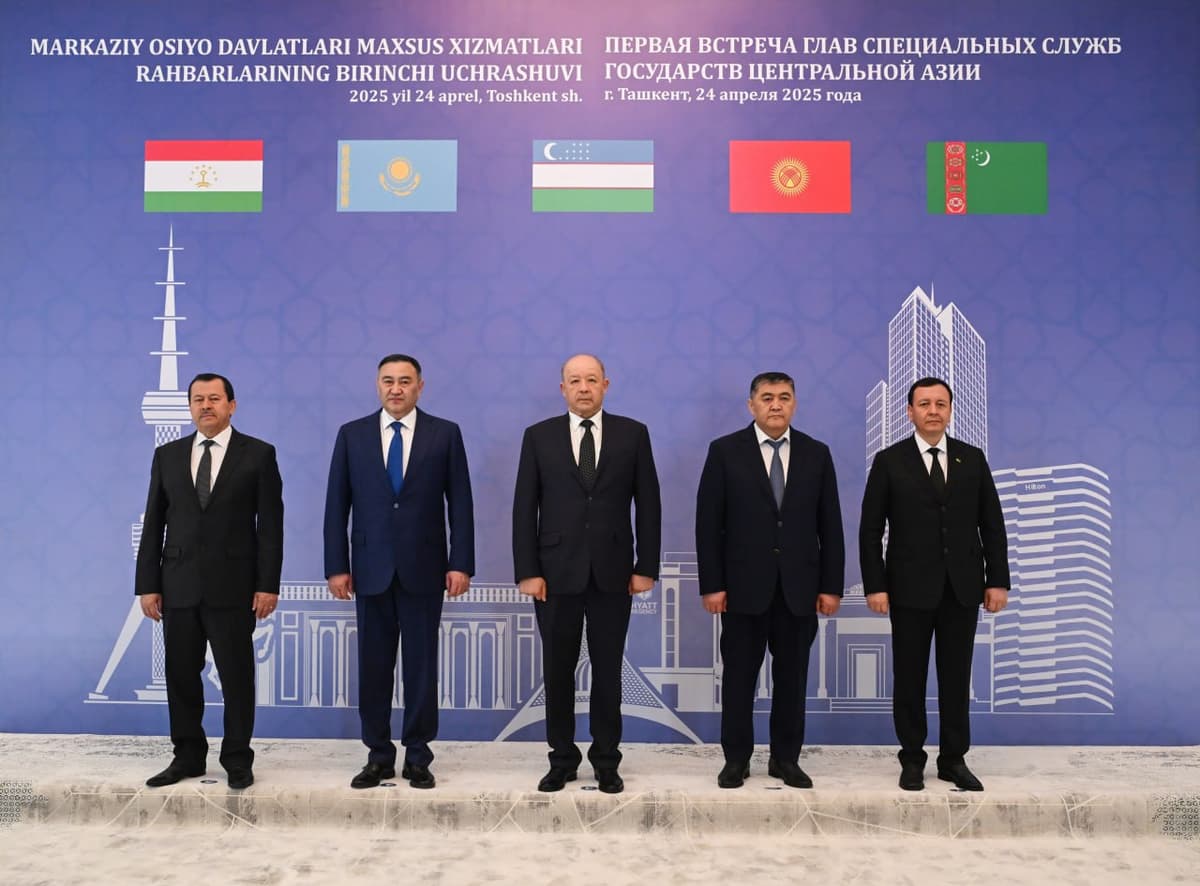 Tashkent hosts first meeting of Central Asian intelligence chiefs