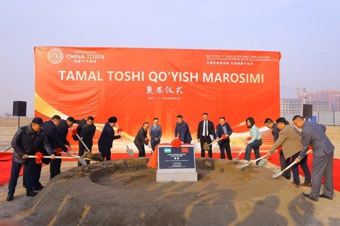 Construction of $750 million China Town complex kicks off in Namangan