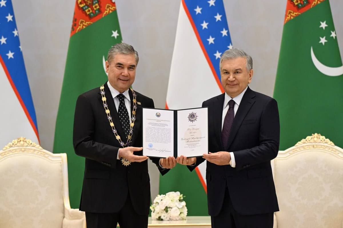 Turkman xalqining milliy yetakchisi «Oliy Darajali Do‘stlik» ordeni bilan mukofotlandi