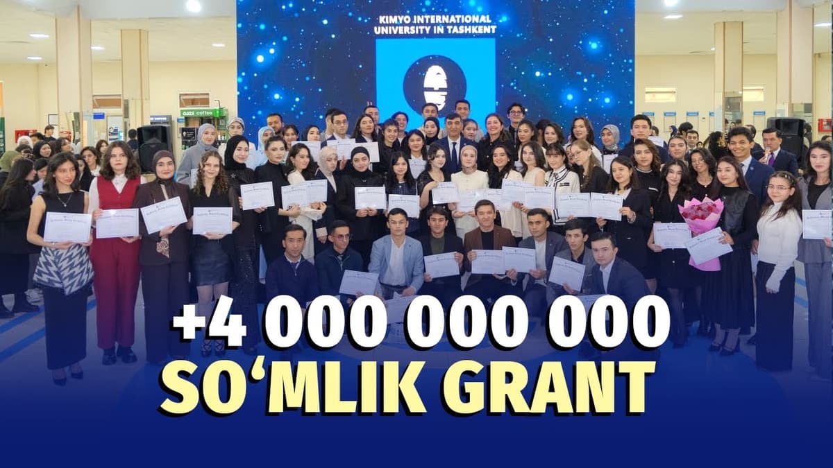 TKXUda 500 dan ortiq talabaga ta’lim grantlari topshirildi