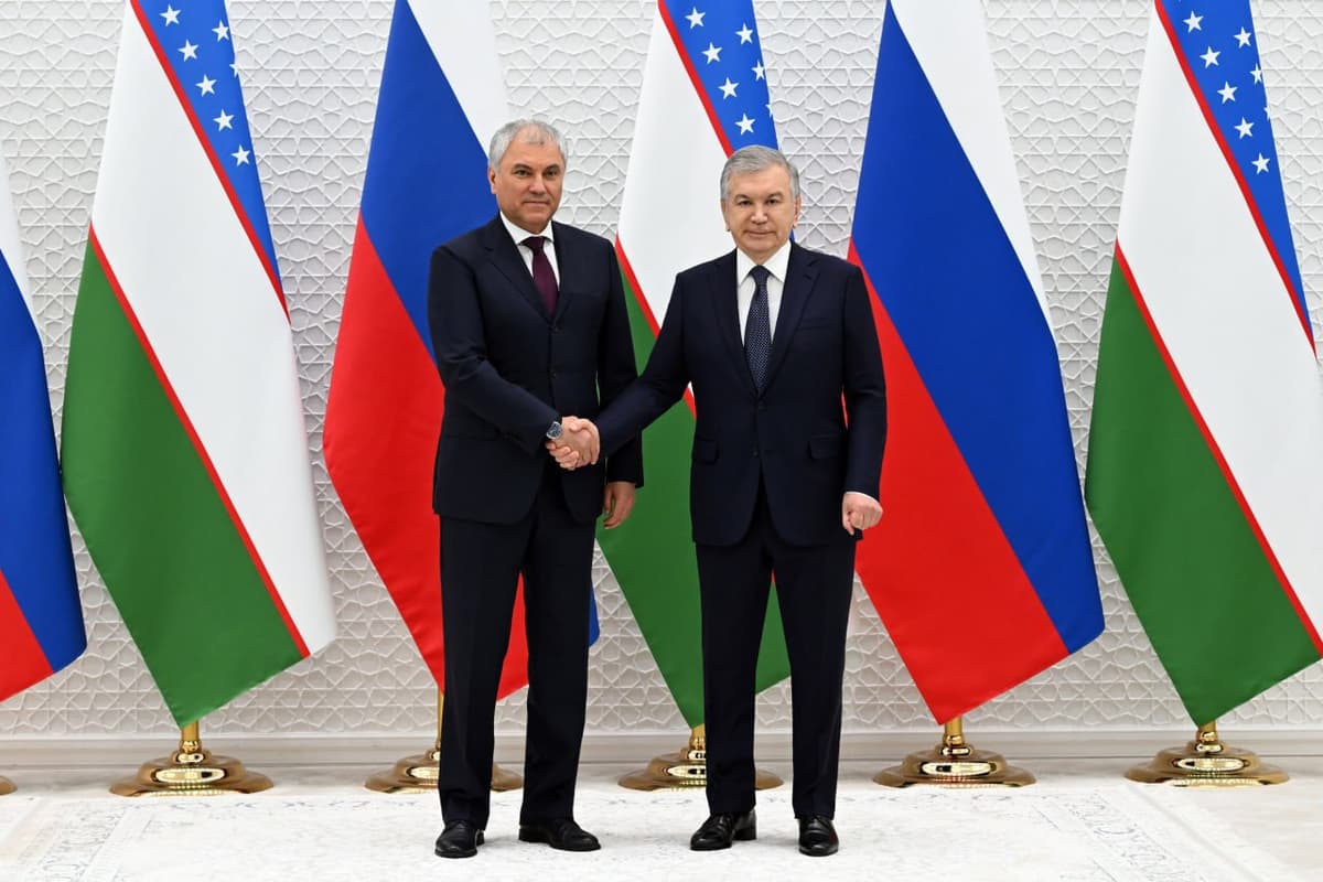 President Mirziyoyev holds talks with Russian State Duma Speaker