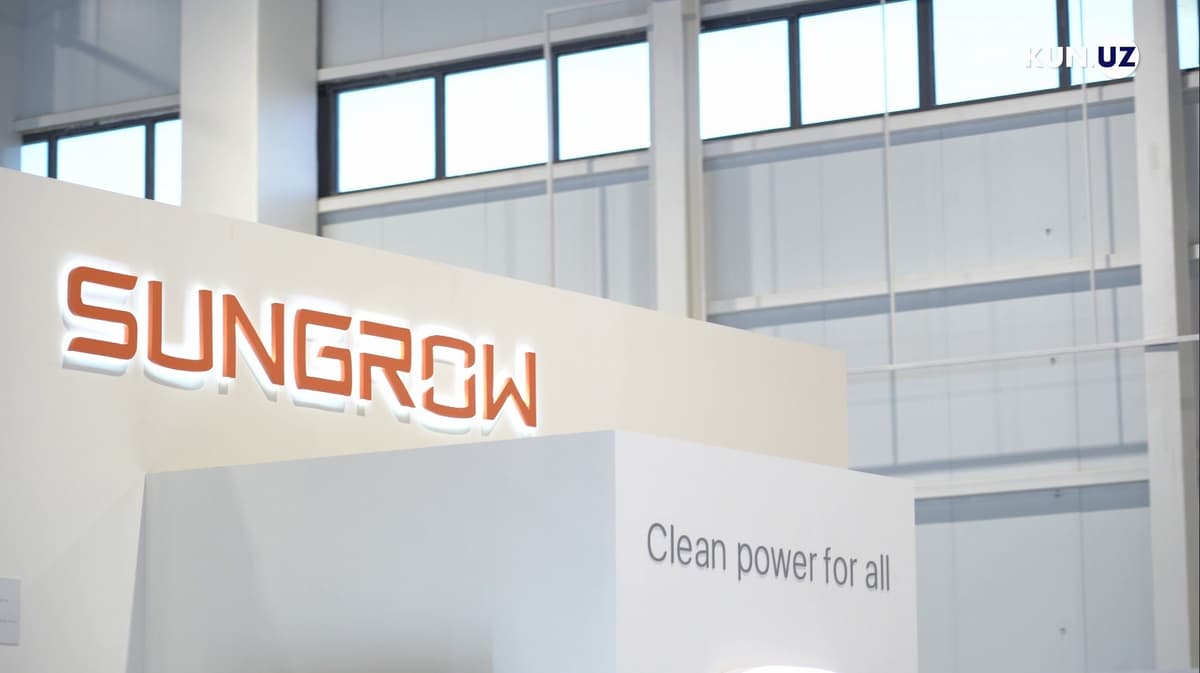 Toza energiya targ‘iboti: Sungrow O‘zbekistonda faoliyatini kengaytirmoqda