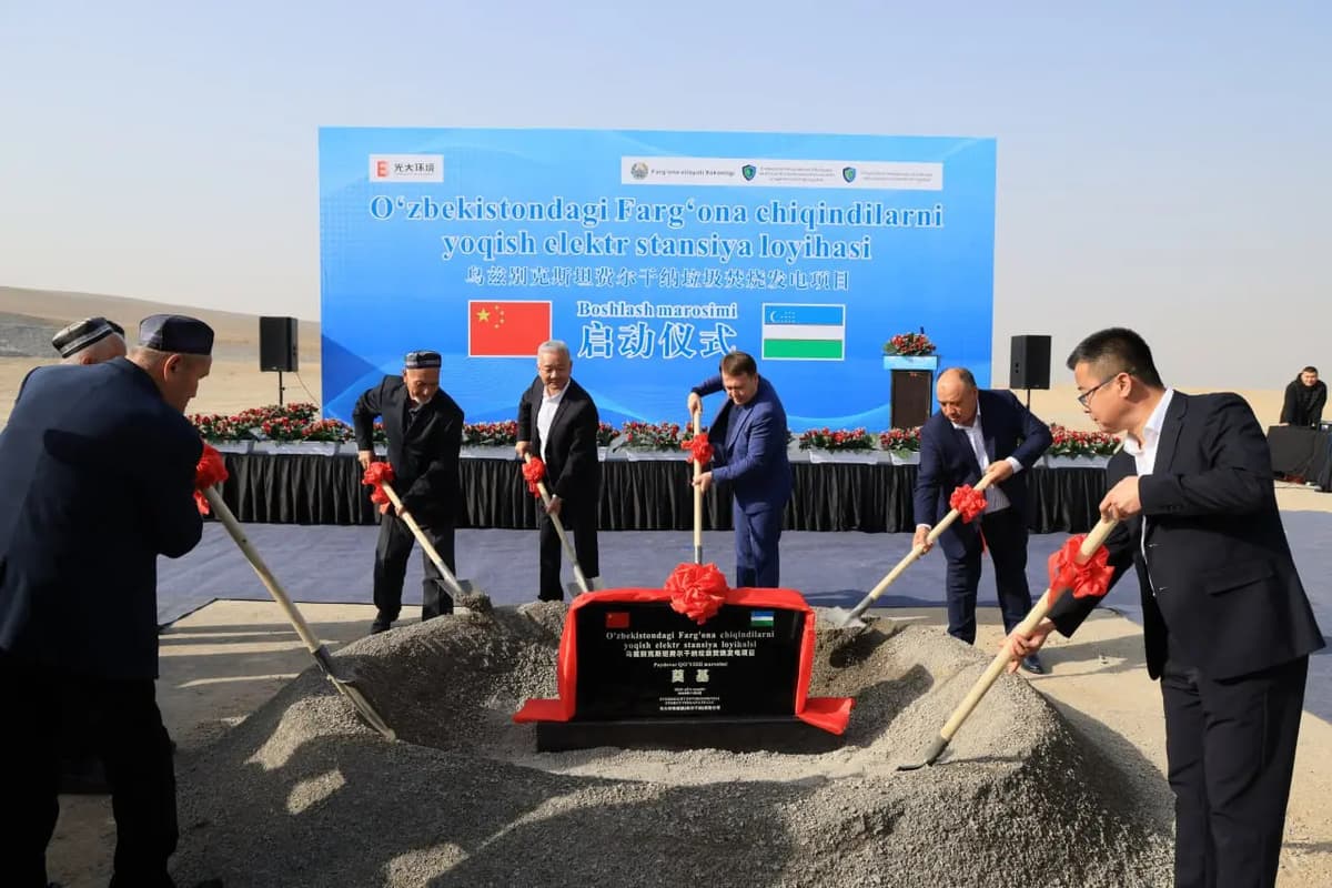 China Everbright starts building waste-to-energy plant in Fergana