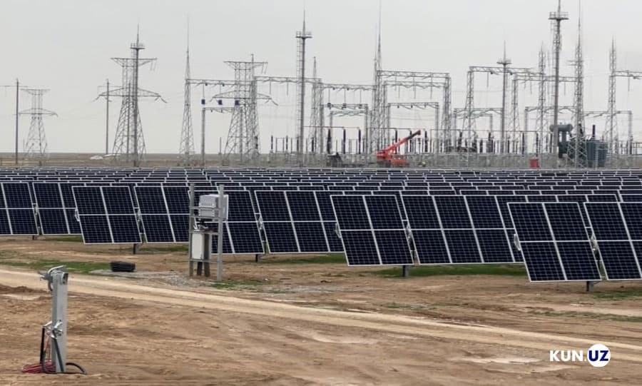 O‘zbekistondagi eng yirik quyosh va energiyani saqlash loyihasiga 1,45 mlrd dollar investitsiya kiritiladi