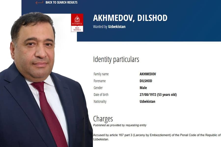 Uzbekistan issues Interpol red notice for former Uzmetkombinat chairman