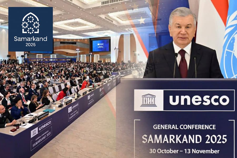 Samarqandda YuNESKOning 43-bosh konferensiyasi ish boshladi